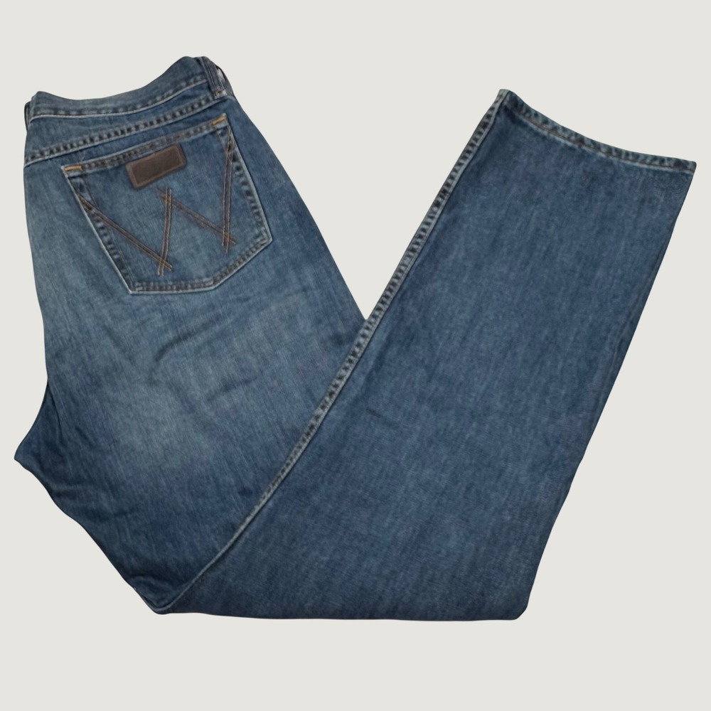 Wrangler 20X Relaxed Fit Jeans Mens 36x34 Blue 01MWXRW Straight Leg Western
